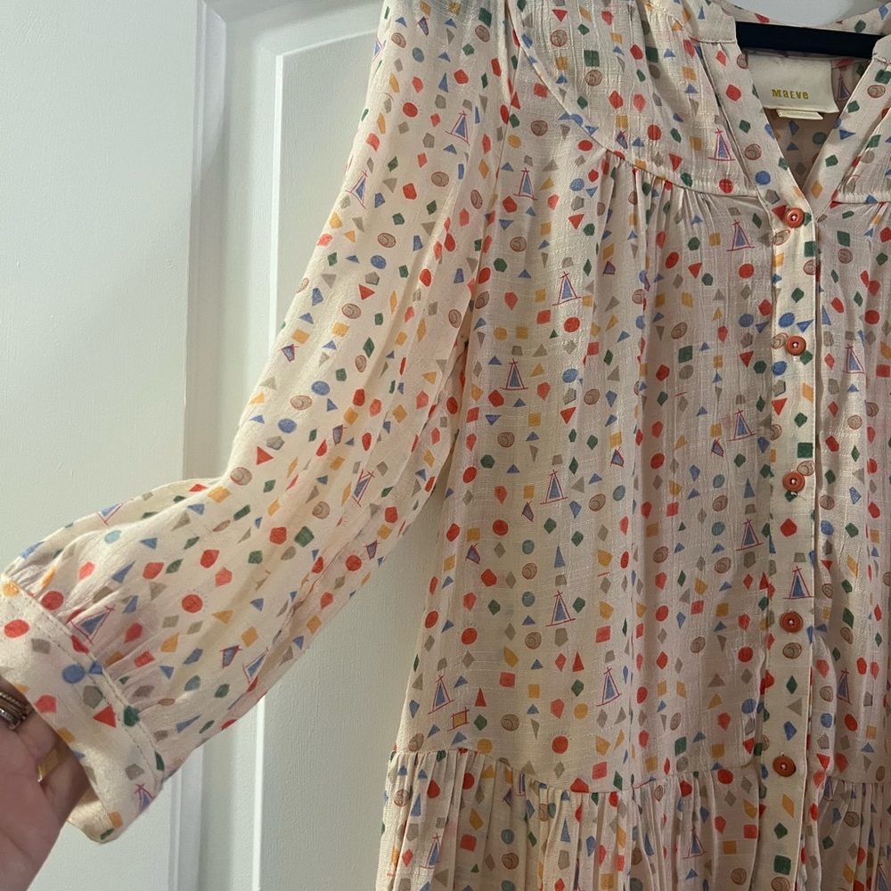 Maeve Multicolor Geometric Pattern Dress - Picture 3 of 4